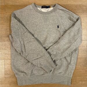 Polo by Ralph Lauren Light Gray Crewneck Sweater